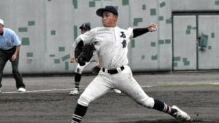 「前田侑大君はライバル」変化球を駆使して好投の石動・干場創心投手