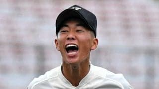 緩い球に闘志乗せて　初先発で貫いた持ち味　国分中央・浜辺千尋投手