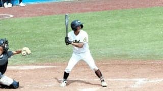 「役割はつなぐこと」押し出し四球で唯一の得点　石巻工・斎藤選手