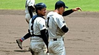 東洋大姫路に惜敗　「オラオラ来い」と投手リードした洲本・藤本捕手