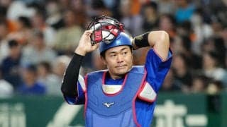 【中日】２カ月ぶり先発マスクも…木下拓哉「準備はしていた」涌井秀章を好リード＆２安打