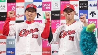 【広島】栗林良吏「下がりたくない」ライナーが右足首付近直撃、倒れ込むも志願の続投で５勝目