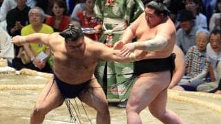 高安、苦手・正代に５年ぶりの白星「分が悪い相手だったので気を引き締めた」　１敗守ってトップに並ぶ