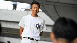 大阪桐蔭に一時リード、「最高の財産に」　北野のラストミーティング