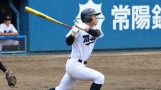 ｢ずっと水戸商に入りたかった｣2年生スラッガーが逆転打含む3安打！憧れのユニフォーム着て殊勲の活躍【茨城】