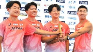 【陸上】リレー侍は３８秒６６で３位　アンダーハンドパスを封印し、四半世紀ぶりにオーバーハンドパスを解禁