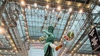 NYで世界最大級スポーツ・フェスタ　Ｗ杯決勝に合わせ開催　野球、サッカーなどイベント盛況