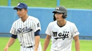 校名変わった最初の夏、主将が導いた16強　明大世田谷・土屋選手