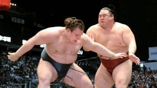 安青錦、１敗首位守るも左足親指痛める　ケガの質問に「相撲内容の話をしましょう」…大関復帰の１０勝へあと３勝