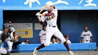 幼なじみのために渾身の初安打　横手城南・佐藤龍之介主将