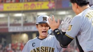 阪神・坂本　今季２号「流れを持ってきてくれている」村上粘投に応えた起死回生の同点ソロ