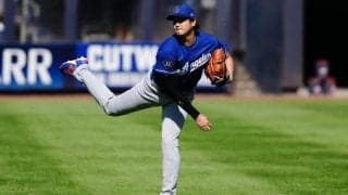 大谷翔平、膝治療後初の屋外キャッチボール　平地で134キロ…23日登板回避も再出発