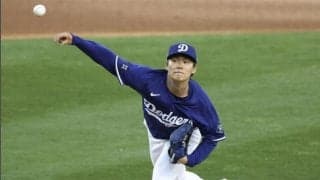 山本由伸、公式戦初完投１０勝目　９回２失点　１０２球無四球７Ｋ　球団２年ぶり快投で２年連続２桁勝利達成　大谷翔平は先制適時打含む２安打２打点　日本人コンビが投打活躍でドジャース連勝