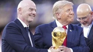 「FIFA、最後に少しだけいい仕事した！」話題の表彰式から“トランプ消す”にファン喝采　「きれいに消えてて草」【W杯】