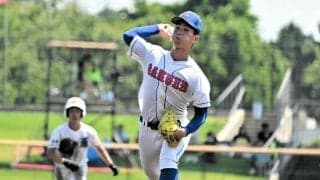 3点許した初回の投球に後悔「切り替えられず」　鹿島学園・前田投手