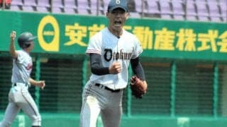 投手へ転向して1年あまり　乙訓の井上直柔選手、京都国際相手に好投