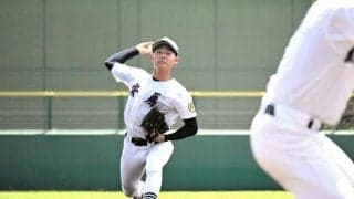 小学時代からの仲間と挑んだ最後の夏　安房のエース岩崎、粘りの投球