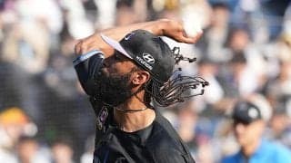 【ロッテ】ジャクソン５回４失点で降板　ソフトバンク栗原に勝ち越し打許す
