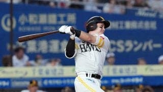 【ソフトバンク】栗原陵矢、２戦ぶりの適時打で勝ち越し「ランナーかえす打撃ができて良かった」