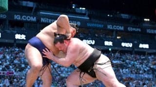 ウクライナ出身の獅司が自己最速の９日目で勝ち越し「うれシシです」優勝争いでトップを並走