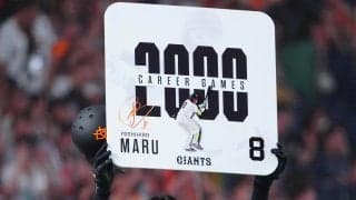 【巨人】丸佳浩「また１試合目と同じ気持ちで…」通算2000試合出場達成　古巣ファンも祝福