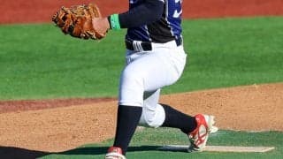 並進運動が速くても「球速アップのロスに」　投球の“膝抜け”を防ぐ前足ヒンジジャンプ