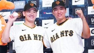 【巨人】仲良しコンビの井上温大＆笹原操希がヒーロー！　援護打を放った笹原はプレゼントを期待