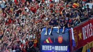 【Ｗ杯】優勝のスペイン代表　凱旋パレードで２００万人大熱狂　主将ロドリが絶叫「俺たちが世界王者だ！」