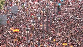 人、人、人、人、人、人、人！スペインが首都マドリードで凱旋パレード　200万人が祝福