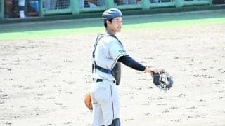 状況読み2度の盗塁阻止　立命館守山の杉本捕手、個人練習で磨いた技