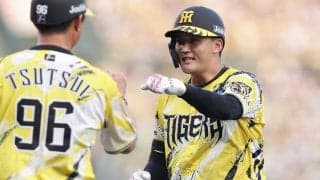 【阪神】移籍後初スタメンの元山飛優が安打＆美技披露　中野拓夢と大学以来の二遊間コンビ