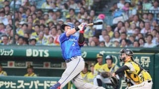 【DeNA】牧秀悟が先制の15号ソロ「篠木が頑張っているので…」月間２ケタ本塁打あと１