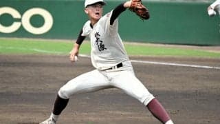 「流れ持ってくる」気迫こめた投球で貢献　福岡大大濠・松田琉河投手