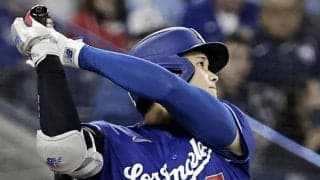 第１打席は空振り三振の大谷翔平　解説者「状態がいいときよりは、かなり狭くしている」と変化を指摘