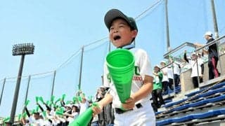 「魔曲」の効果を調べる自由研究　専大松戸ファンの小学3年生