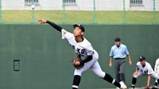 「お前が命運を握っている」呉港の小川投手、広島商相手に初先発