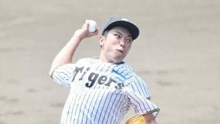 左アキレス腱断裂の阪神・石井大智がライブＢＰに登板「僕の中では結構、余裕を持ってリハビリを進めてもらってる」　打者４人に安打性２本も２月の負傷から上々の回復ぶり