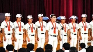 「まず1勝して、勝ち上がる」甲子園へ主将が抱負　日南学園で壮行会