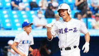 【高校野球】関東第一・井口瑛太、２試合連続ランニング本塁打の裏に「運を集める」／東東京
