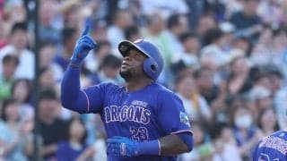 【中日】細川成也14号２ラン、サノーも続いた！初回３点先制で５月９日以来の５位浮上へ好発進