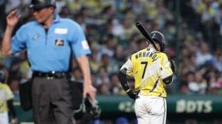 【阪神】感情抑えた中野拓夢　満塁で３球三振、打席内で数秒立ち尽くす　冷静になってベンチへ