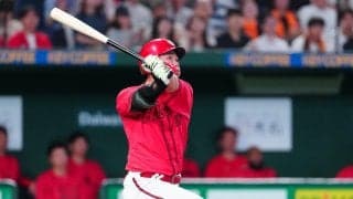 【広島】持丸泰輝「自分のスイングができるように心がけて…」３戦ぶりスタメンで５号ソロ