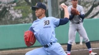 高岡第一の156キロ左腕は4回から登場し、2回3奪三振、最速149キロ！6回以降も快投を期待