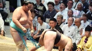 琴桜が７勝目　豊昇龍に勝ち、カド番脱出にあと１勝