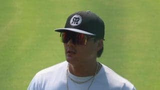 【阪神】右肩甲骨骨折の前川右京がSGLでリハビリ　猛暑日もグラウンドで１時間半ほど汗流す