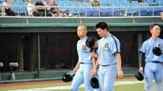 高岡第一　最速１５６キロ左腕・前田侑大が涙　準決勝敗退　四回から３番手で登板も六回に今大会初失点