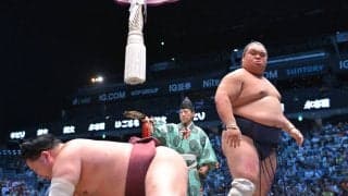 平幕・藤凌駕が３連勝で勝ち越し　愛知出身がご当所で勝ち越し「目標だった」