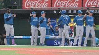 日本ハム今季３度目２桁得点大勝　連敗２でストップで貯金１０　野村、レイエス、万波に一発　先発の北山は６回１失点で自己最多に並ぶ９勝目