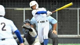 指名打者でエース、準決勝で3安打3打点　鹿児島城西・織田悠楽選手