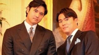 大谷翔平＆山本由伸、ホワイトハウスで“仲良し”2ショット　球団が裏側公開…ビシッとスーツ姿